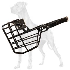 Wire Basket Canine Muzzle for Winter Walks
