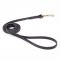 Black Biothane Great Dane Leash for Walking, Tracking