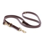 Multipurpose Brown Biothane Great Dane Leash for over 7 Different Activities