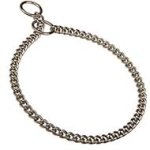 Herm Sprenger Chrome Plated Choke Chain Collar for Great Dane