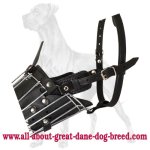 \'No Mash\' Superior Metal Cage Great Dane Muzzle_1