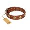 'Flight of Fancy' FDT Artisan Adorned Leather Great Dane Collar