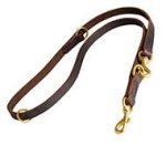 Classic Leather Great Dane Leash - 7 Different Modes in One Lead