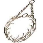 Chrome Plated Functional Great Dane Pinch Collar for Training - 1/8 inch (3.25 mm)