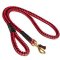 Round Nylon Leash With Brass Snap Hook for Great Dane