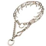 Chrome Plated Great Dane Pinch Collar with Swivel - 1/6 inch (3.9 mm)