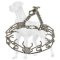 Chrome Plated Great Dane Pinch Collar with Swivel - 1/8 inch (3.25 mm)