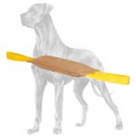 Leather Dog Bite Tug with 2 Nylon Handles for Great Dane