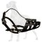 Anti-Barking Genuine Leather Muzzle for Great Dane