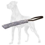 Easy to Carry Pocket French Linen Bite Tug for Great Dane
