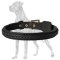 Great Dane Braided Leather Collar | Fur Protection Buckle Plate