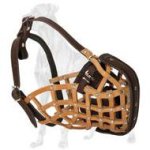 Strong Leather Muzzle for Great Dane