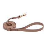 Khaki Waterproof Great Dane Leash Made of Biothane