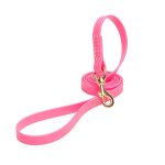 Pink Waterproof Great Dane Leash Made of Biothane_0