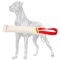 Pocket Fire Hose Great Dane Bite Tug With Handle