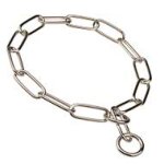 Chrome Plated Fur Saver - Great Dane Collar - 1/6 inch (4.0 mm)