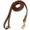 Long 6 Ft Natural Leather Great Dane Leash