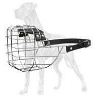 'The Silencer' Extra Large Wire Dog Muzzle For Big Dogs Like Great Dane