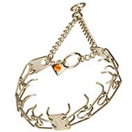 Stainless Steel Great Dane Pinch Collar Martingale - 1/11 inch (2.25 mm)