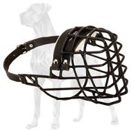 Great Dane Wire Dog Muzzle For Winter Training and Walking