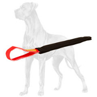 Puppy Training Pocket Toy with Handle for Young Great Dane