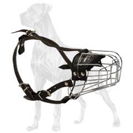 Lightweight Wire Basket Great Dane Muzzle