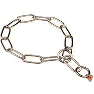 Stainless Steel Fur Saver Dog Collar for Great Dane - 1/6 inch (4.0 mm)