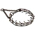 Strong Herm Sprenger Great Dane Pinch Collar of Black Stainless Steel - 2.25 mm (1/11 inch)