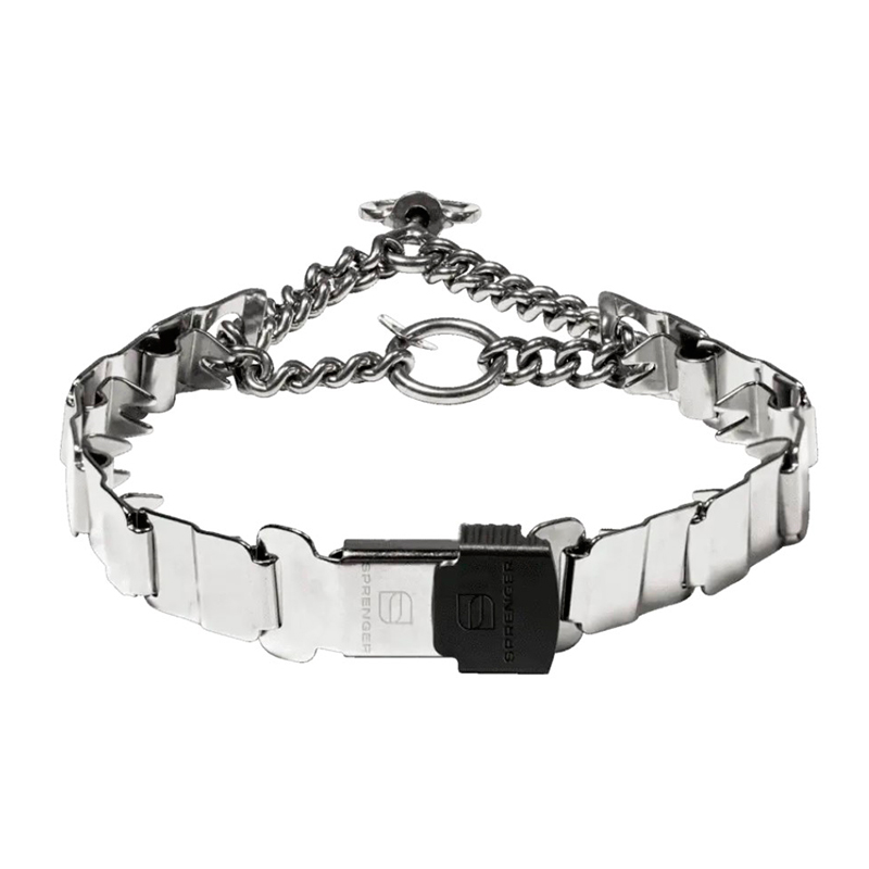 Stainless steel sales prong collar