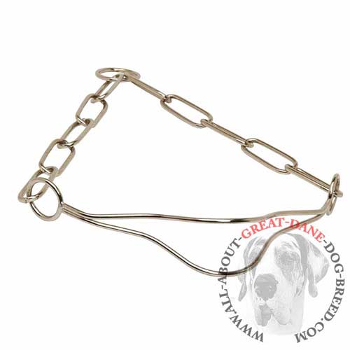 Chrome plated steel fur saver for Great Dane
