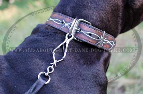 Safe&Soft Leather Great Dane Collar