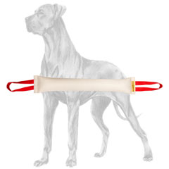 Long tough bite tug for Great Dane breed