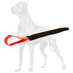 Tear resistant french linen Great Dane bite tug