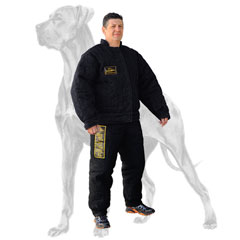 French Linen suit for Great Dane training