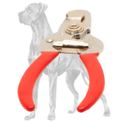 Safe Great Dane trimmer with stop for fixed clipping