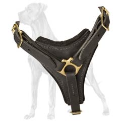 High Quality Leather Dog Harness