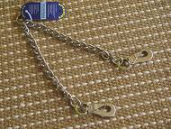Chome Plated Great Dane Handy Coupler for Walking 2 Dogs
