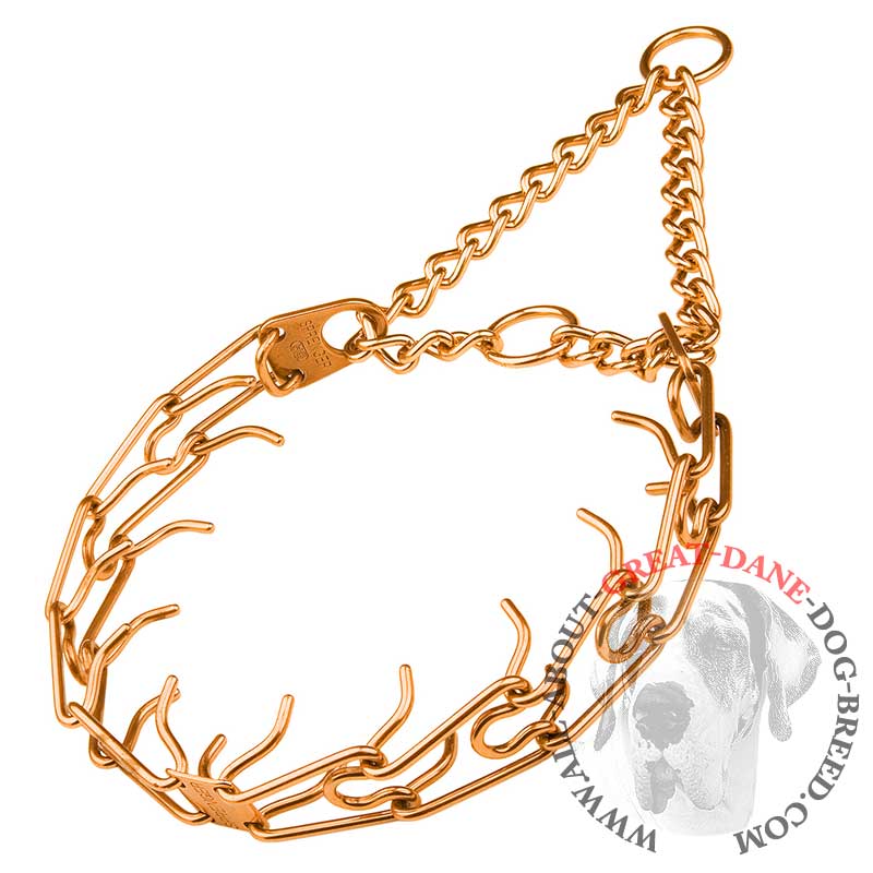 Curogan Pinch Great Dane Collar - 1/8 inch (3.25 mm)