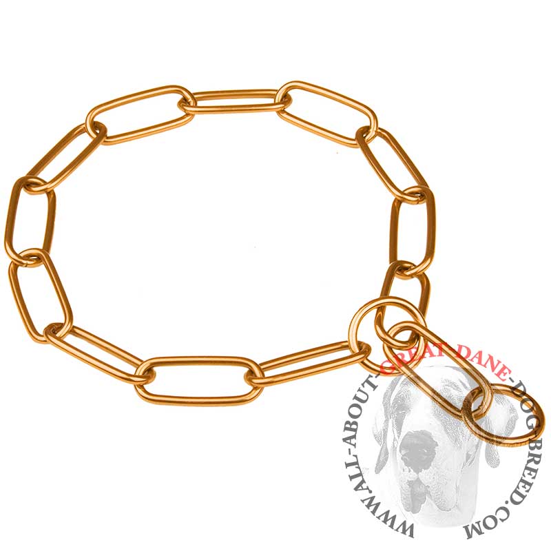 Great Dane Curogan Fur Saver Dog Collar - 1/6 inch (4.0 mm) - Click Image to Close