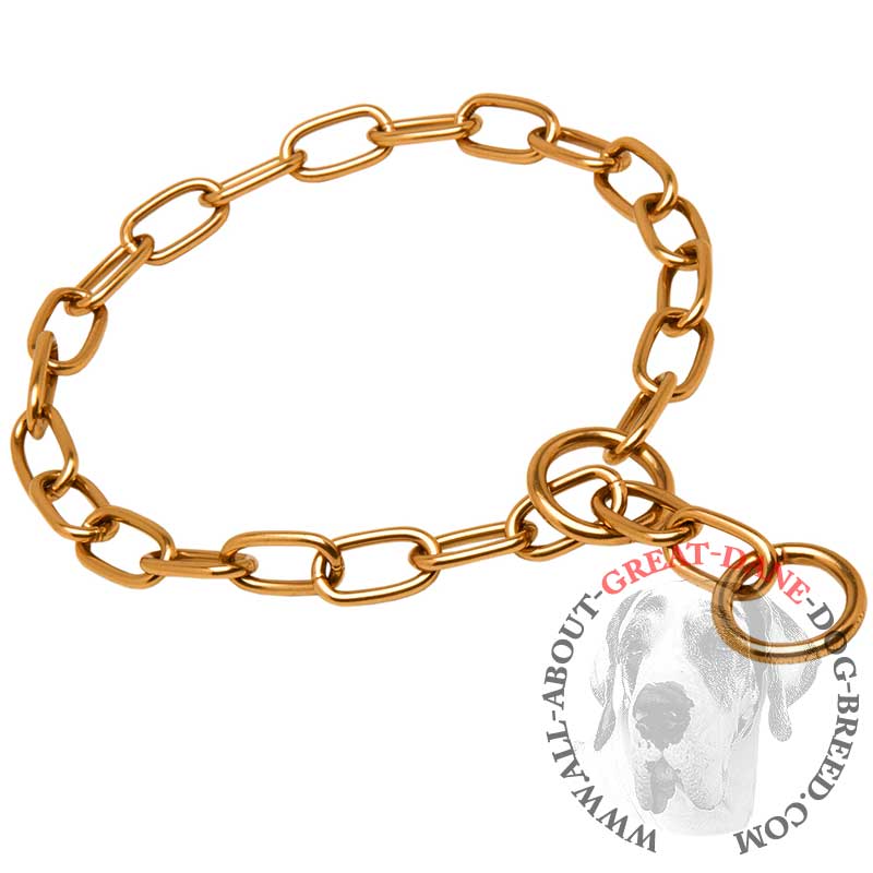 Curogan Great Dane Fur Saver Choke Collar - 1/9 inch (3 mm)