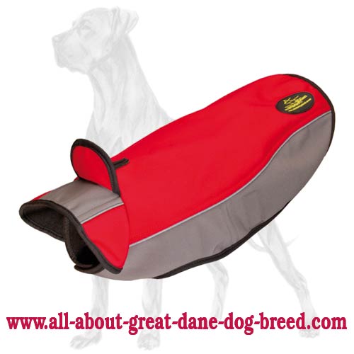"Anti-Frost" Nylon Great Dane Harness for Winter Walking