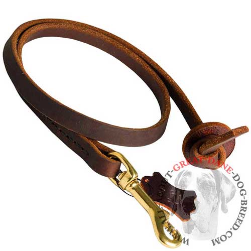 Soft yet strong Great Dane leash