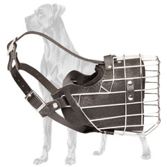 Multipurpose Basket Leather Great Dane Muzzle 