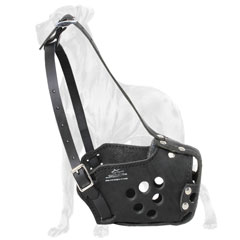 Multitask muzzle for Great Dane breed